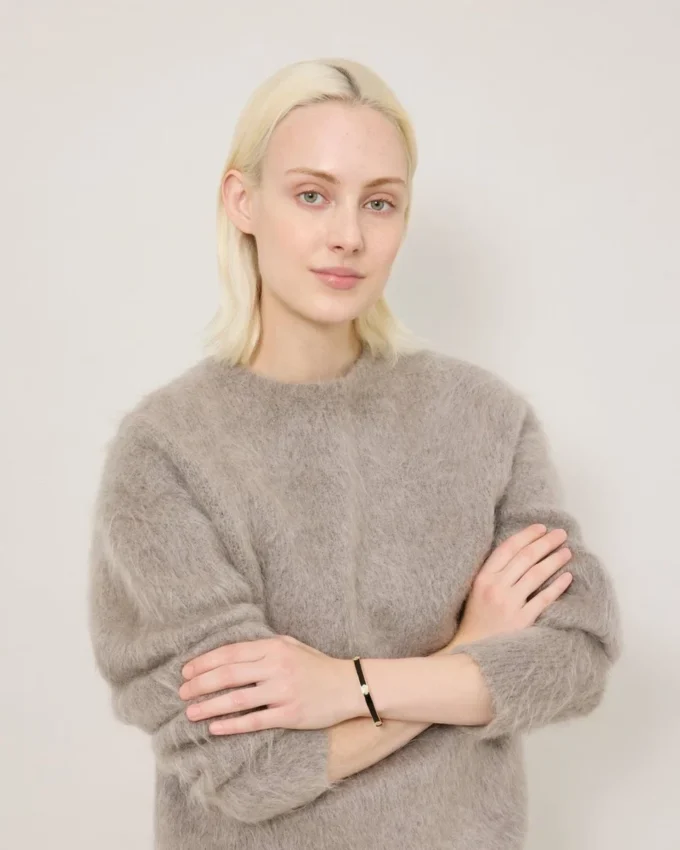 Mulberry Tree-armband i emalj Svart rostfritt stål och emalj