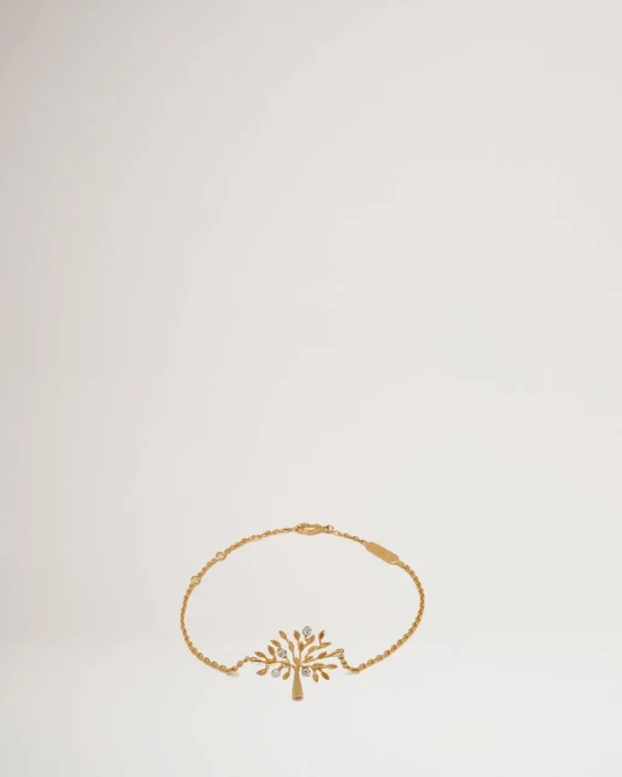 Mulberry Tree-armband i mässing och Swarovski-kristall