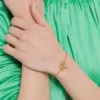 Mulberry Tree-armband i mässing och Swarovski-kristall
