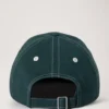 Mulberry Tree-baseballkeps – färgblock i Mulberry Green och ecru bomull