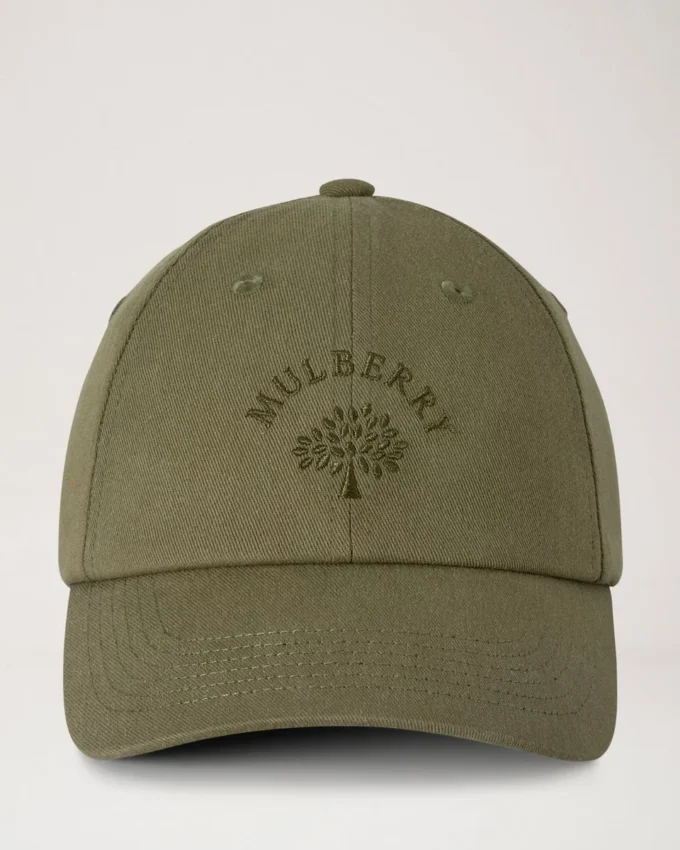 Mulberry Tree-baseballkeps i khakifärgad bomull för damer