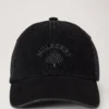Mulberry Tree-baseballkeps – tvättad svart denim i bomull