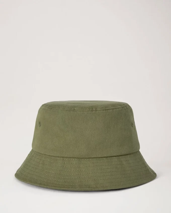 Mulberry Tree Bucket Hat Khaki Bomull Damer