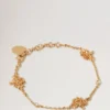 Mulberry Tree Charm-armband i guldpläterad mässing för kvinnor