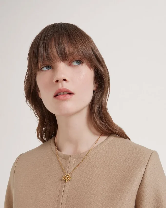 Mulberry Tree-halsband i mässing och Swarovski-kristall