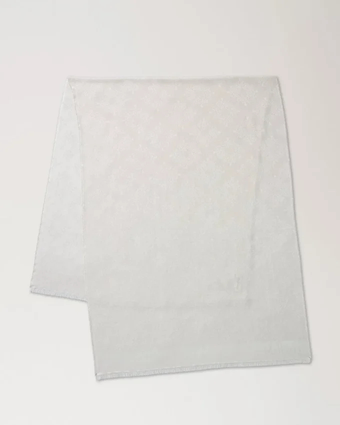 Mulberry Tree Pashmina Cream Bomullsblandning Dam
