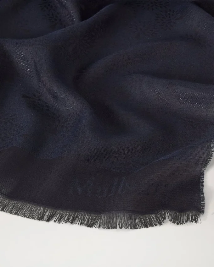 Mulberry Tree Pashmina Night Sky bomullsblandning för kvinnor