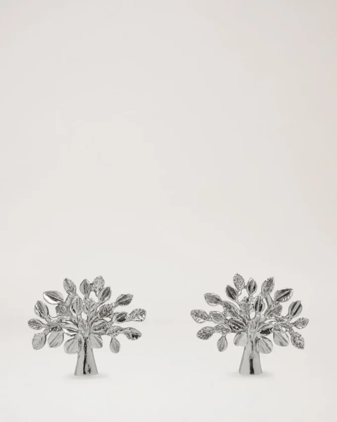 Mulberry Tree-örhängen i sterlingsilver för kvinnor