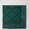 Mulberry Tree-sjal Mulberry Green bomulls- och silkesblandning