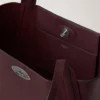 North South Bayswater Tote Black Cherry Heavy Grain