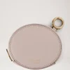Nyckelring med dragkedja Blossom Pink Micro Classic Grain