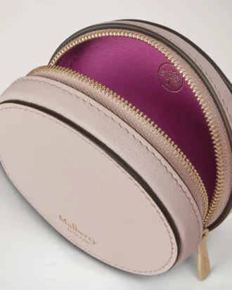 Nyckelring med dragkedja Blossom Pink Micro Classic Grain