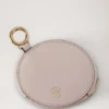 Nyckelring med dragkedja Blossom Pink Micro Classic Grain