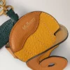 Nyckelring med skalad frukt – orange, flerfärgat blandat material Nyckelring med skalad frukt – orange, flerfärgat blandat material
