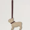 Nyckelring med snodd – Frenchie Dog Dune & Oxblood Small Classic Grain Nyckelring med snodd – Frenchie Dog Dune & Oxblood Small Classic Grain