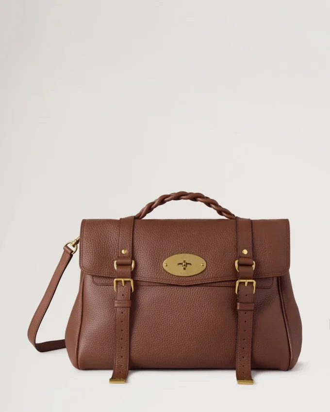 Oversized Alexa Bright Oak Heavy Grain Women