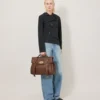Oversized Alexa Bright Oak Heavy Grain Women