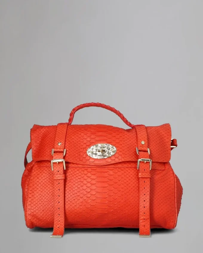 Oversized Alexa Pre-Loved Flame Silky Snake Print