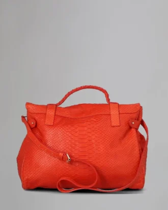 Oversized Alexa Pre-Loved Flame Silky Snake Print