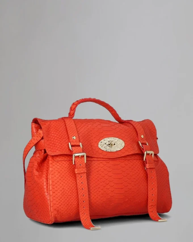 Oversized Alexa Pre-Loved Flame Silky Snake Print