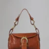 Pasadena Pre-Loved Oak, tryckt vegetabiliskt garvat läder