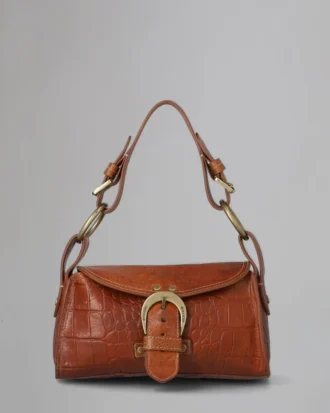 Pasadena Pre-Loved Oak, tryckt vegetabiliskt garvat läder