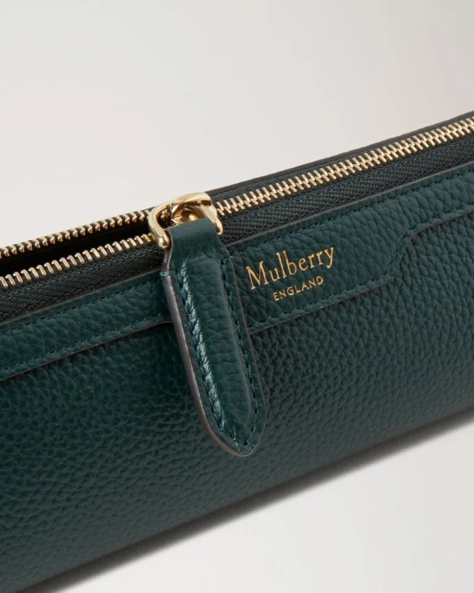 Pennfodral Mulberry Green Small Classic Grain Women