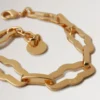 Pimlico kedjearmband i guldpläterad mässing för kvinnor Pimlico kedjearmband i guldpläterad mässing för kvinnor