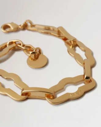 Pimlico kedjearmband i guldpläterad mässing för kvinnor Pimlico kedjearmband i guldpläterad mässing för kvinnor