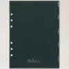 Planeringsbok Kontakter Register Mulberry Green papper Män Planeringsbok Kontakter Register Mulberry Green papper Män