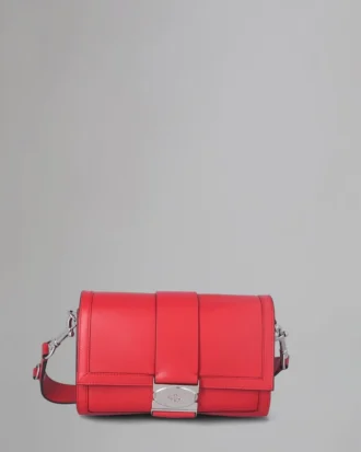 Postman’s Crossbody Begagnad Lancaster Red Pillow Nappa