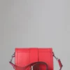 Postman’s Crossbody Begagnad Lancaster Red Pillow Nappa