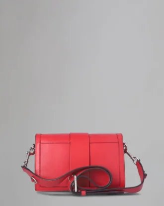 Postman’s Crossbody Begagnad Lancaster Red Pillow Nappa