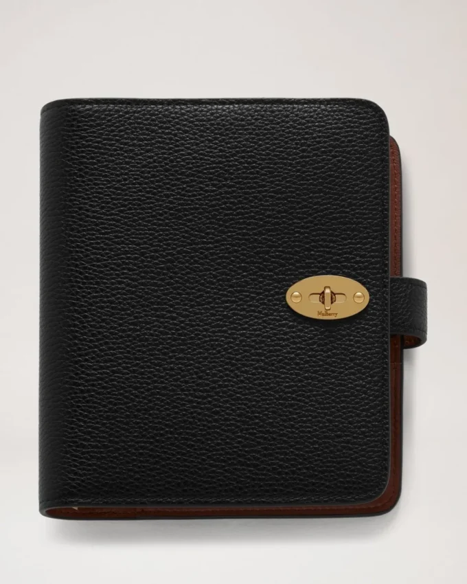 Postman’s Lock Agenda Svart Small Classic Grain Postman’s Lock Agenda Svart Small Classic Grain