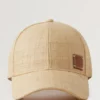 Raffia-baseballkeps i beige raffia för dam Raffia-baseballkeps i beige raffia för dam