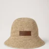 Raffia-buckethat Naturlig 100 % pappersraffia Sommarutbud Raffia-buckethat Naturlig 100 % pappersraffia Sommarutbud