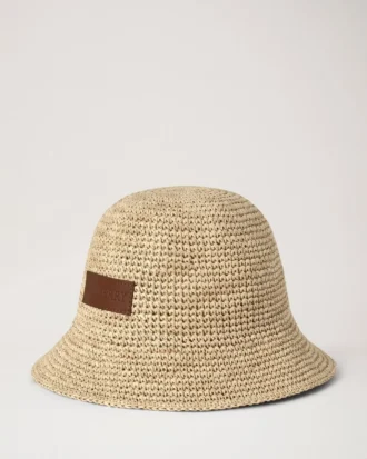 Raffia-buckethat Naturlig 100 % pappersraffia Sommarutbud Raffia-buckethat Naturlig 100 % pappersraffia Sommarutbud