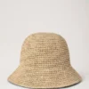 Raffia-buckethat Naturlig 100 % pappersraffia Sommarutbud Raffia-buckethat Naturlig 100 % pappersraffia Sommarutbud