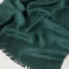 Rektangulär scarf med mullbärsträd, Mulberry Green, bomull- och sidenblandning Rektangulär scarf med mullbärsträd, Mulberry Green, bomull- och sidenblandning