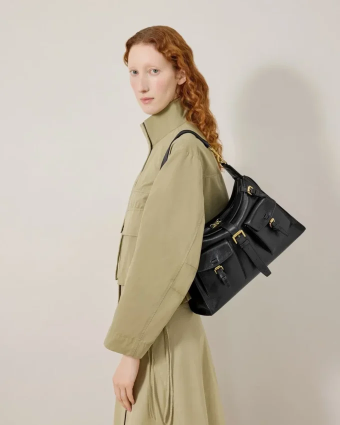 Roxanne axelväska i svart högblankt läder Mulberry Roxanne axelväska i svart högblankt läder Mulberry
