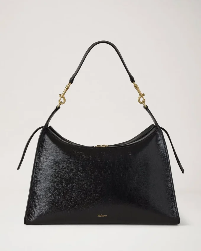 Roxanne axelväska i svart högblankt läder Mulberry Roxanne axelväska i svart högblankt läder Mulberry