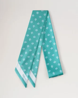 Smal halsduk – Mulberry Tree Marina Blue Återvunnen polyester