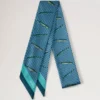 Smal scarf – Fishing Lure Marina Blue Återvunnen polyester Smal scarf – Fishing Lure Marina Blue Återvunnen polyester