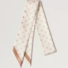 Smal scarf – Mulberry Tree Eggshell återvunnen polyester