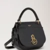 Small Amberley Satchel Top Handle Black Shiny Small Croc Small Amberley Satchel Top Handle Black Shiny Small Croc