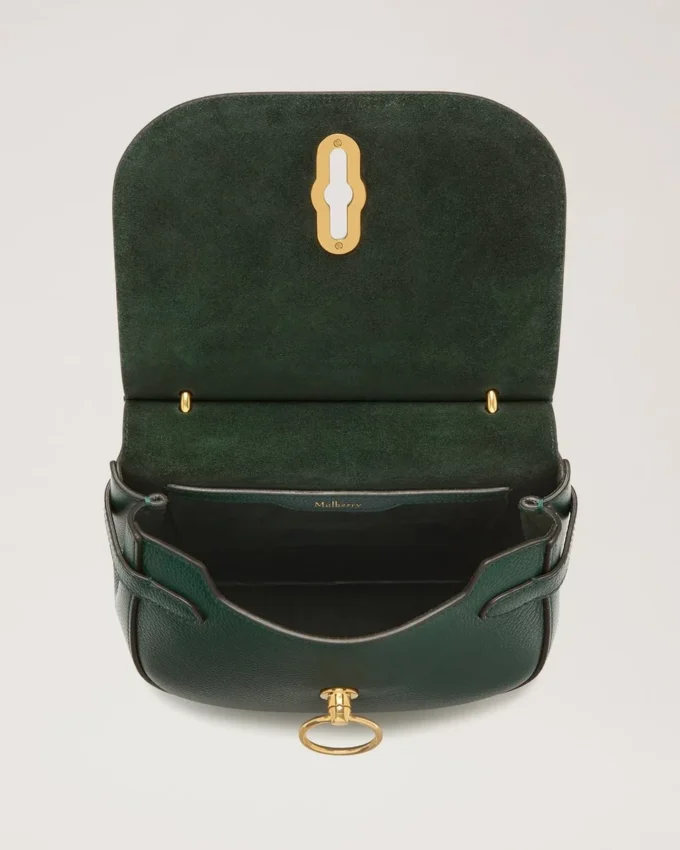Small Amberley-skolväska i Mulberry Green, Small Classic Grain Small Amberley-skolväska i Mulberry Green, Small Classic Grain