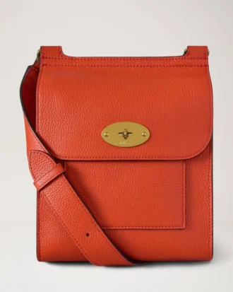 Small Antony Coral Orange Small Classic Grain Women