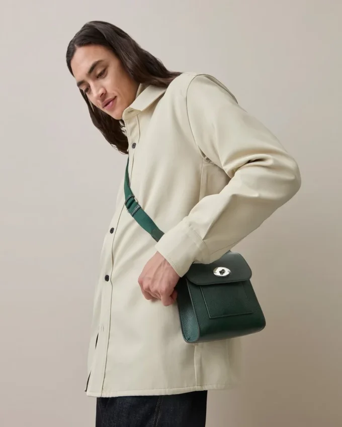 Small Antony Mulberry Green Small Classic Grain Small Antony Mulberry Green Small Classic Grain