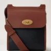 Small Antony Svart & Cognac Bioveg Scotchgrain & Flat Calf Small Antony Svart & Cognac Bioveg Scotchgrain & Flat Calf