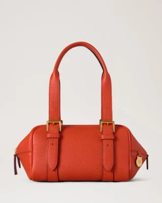 Small Boston Coral & Orange Heavy Grain – The Occasionwear Edit